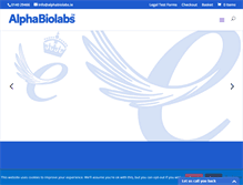 Tablet Screenshot of alphabiolabs.ie
